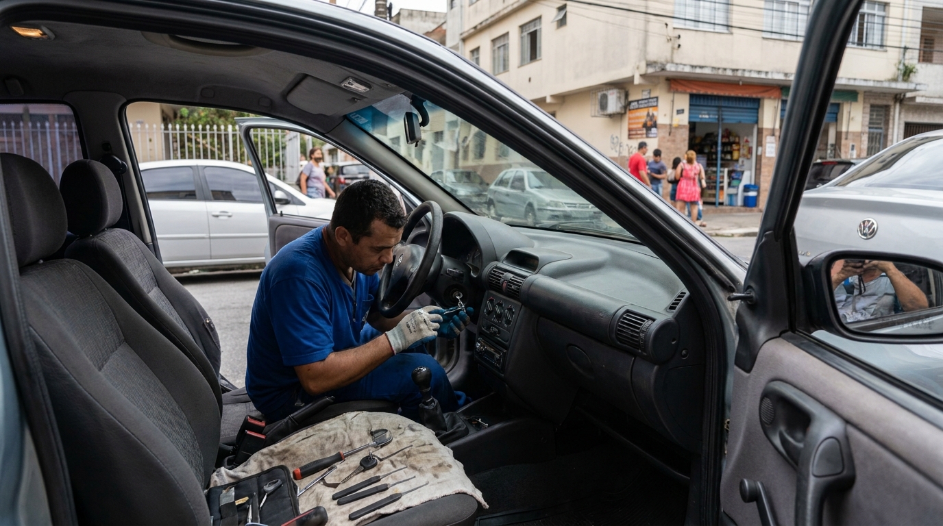 Extração de Chave Quebrada profissional no Coque, Recife‑PE